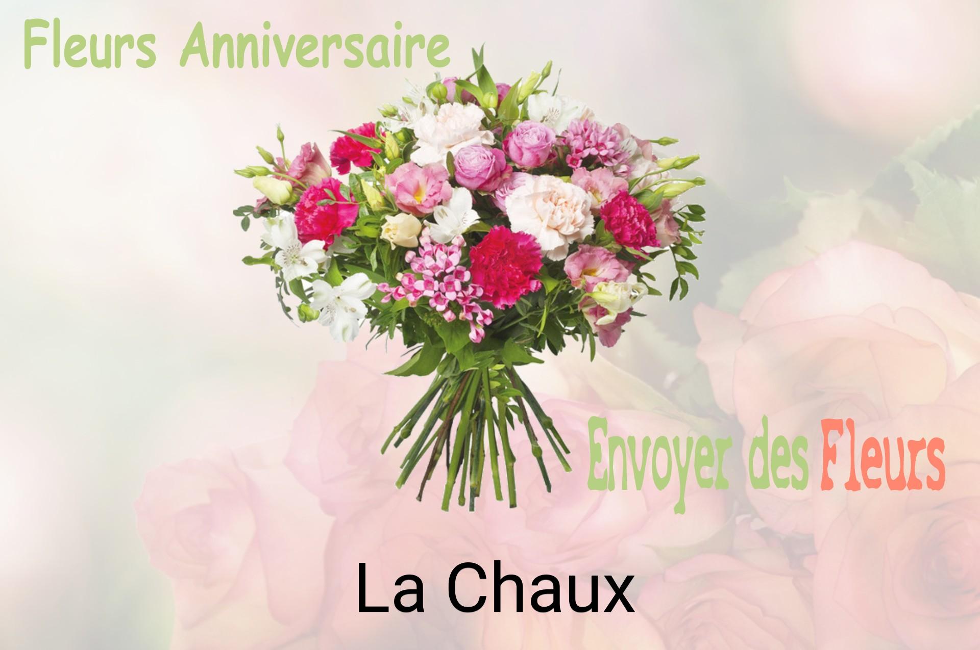 Bouquet de fleurs d’anniversaire livré à La Chaux