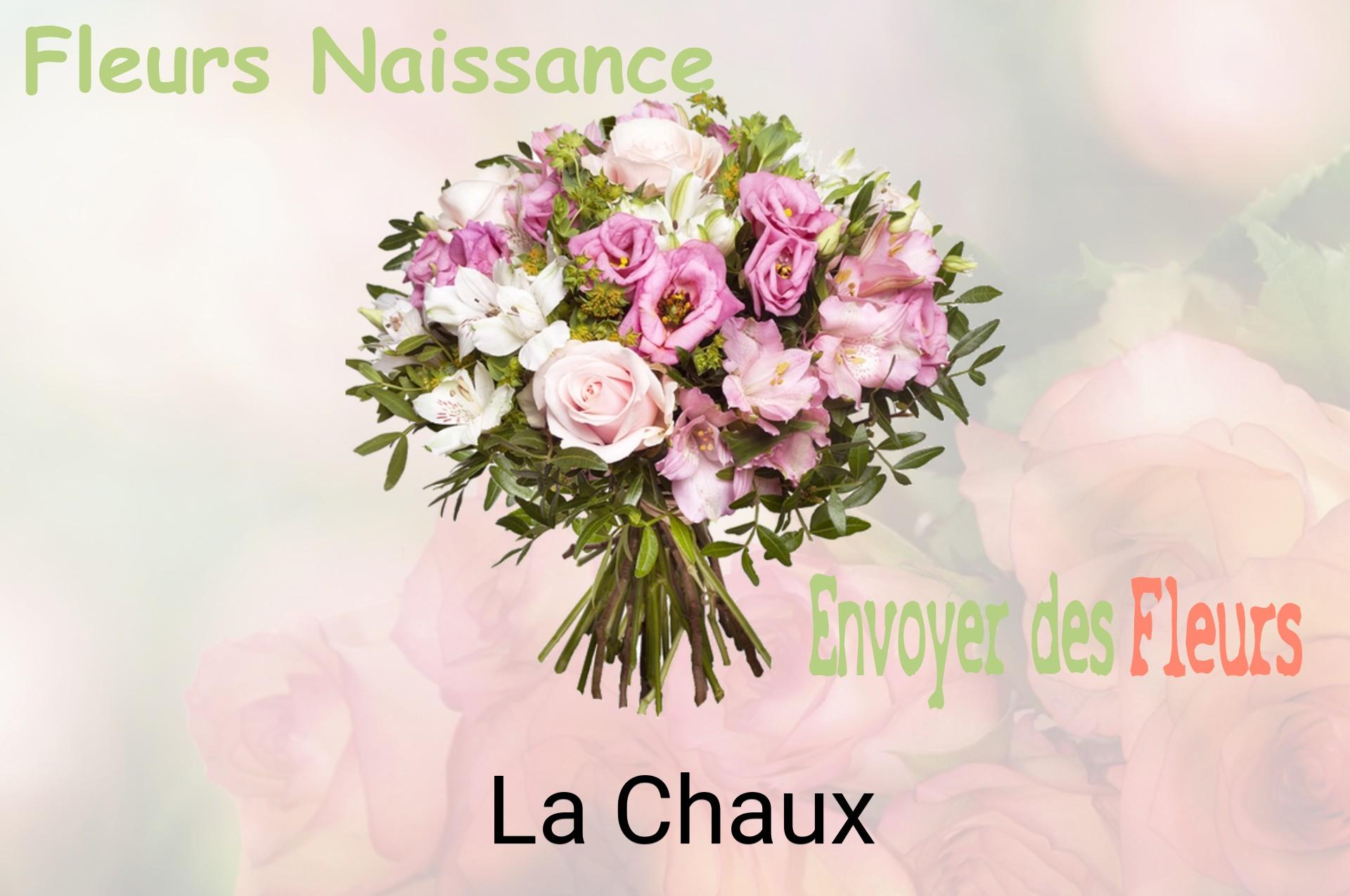 Bouquet de fleurs de naissance livré à La Chaux